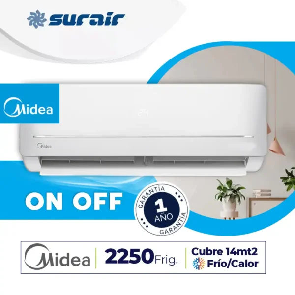 Aire acondicionado Split Midea Blanc 2250 Frío/Calor