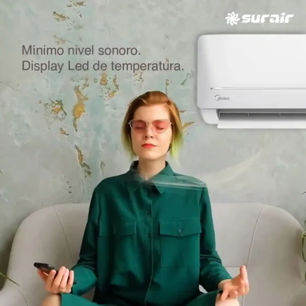 Aire acondicionado Split Midea Blanc 5500 Frío/Calor - Image 2