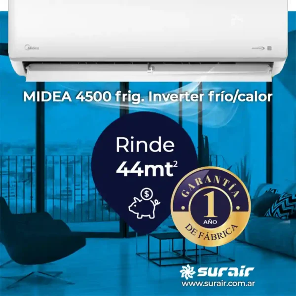 Aire acondicionado Split Midea Blanc 5500 Frío/Calor - Image 5