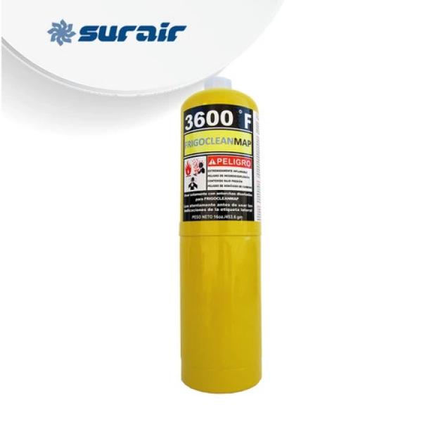 Garrafa FRIGOCLEAN con mapp para soldadura