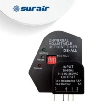 Timer No Frost DS-ALL universal color negro para heladera