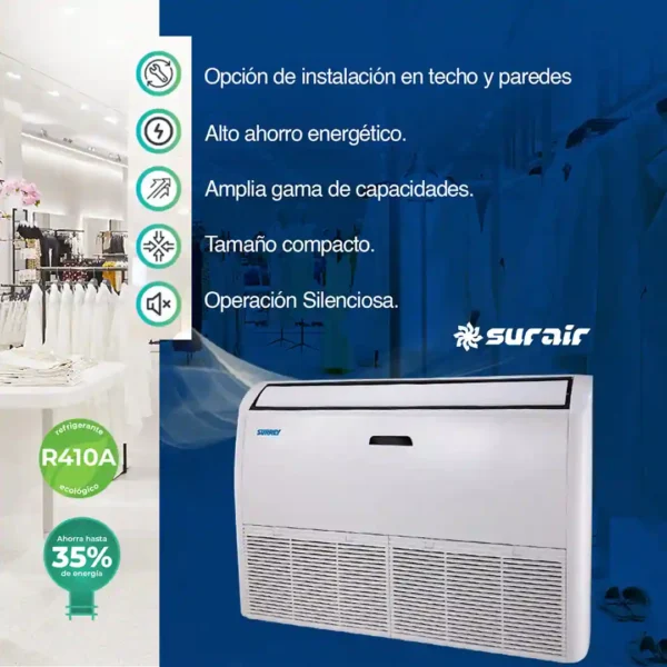 Aire acondicionado Consola Surrey  Nova Inverter Smart 18000 Frío/Calor - Image 2