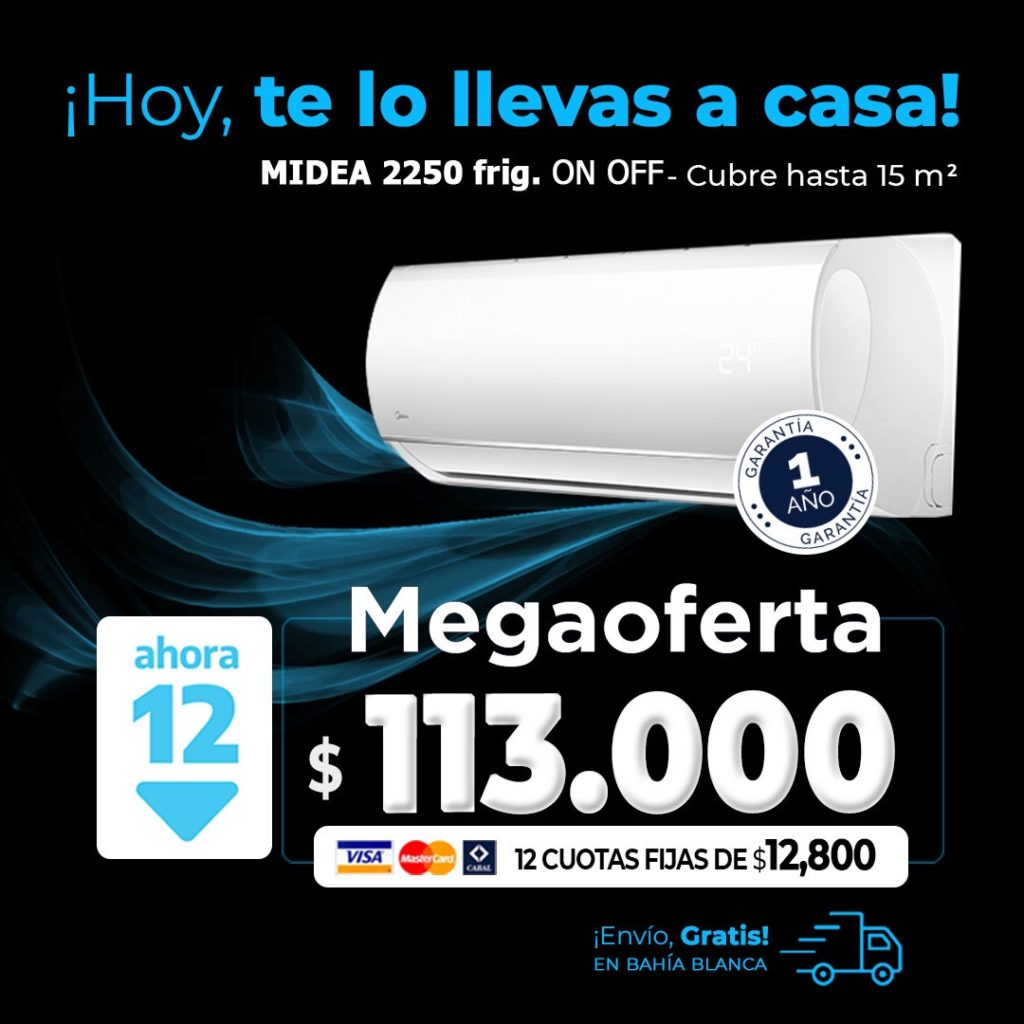 Midea aire acondicionado Split
