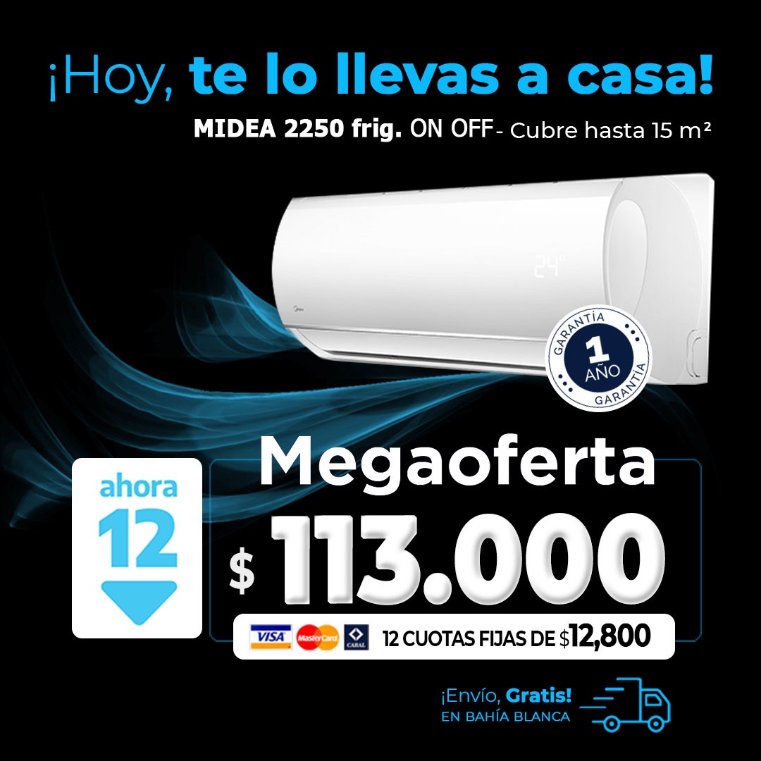 Midea aire acondicionado Split