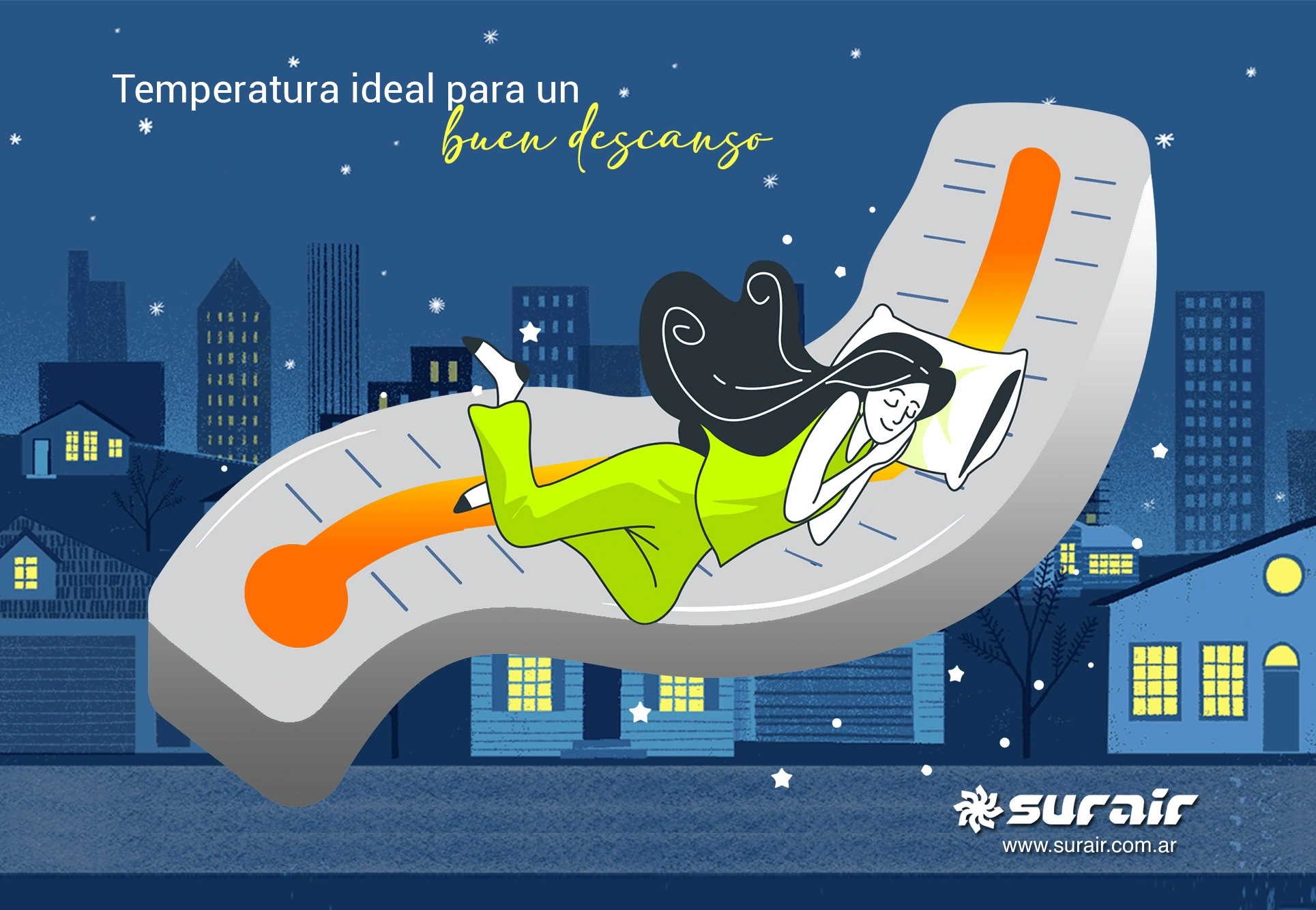 la temperatura recomendada para dormir