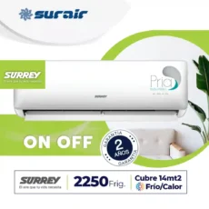 Aire acondicionado Split Surrey Pria Evolution On/Off 2250 Frío/Calor