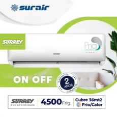 Aire acondicionado Split Surrey Pria Evolution On/Off 4500 Frío/Calor