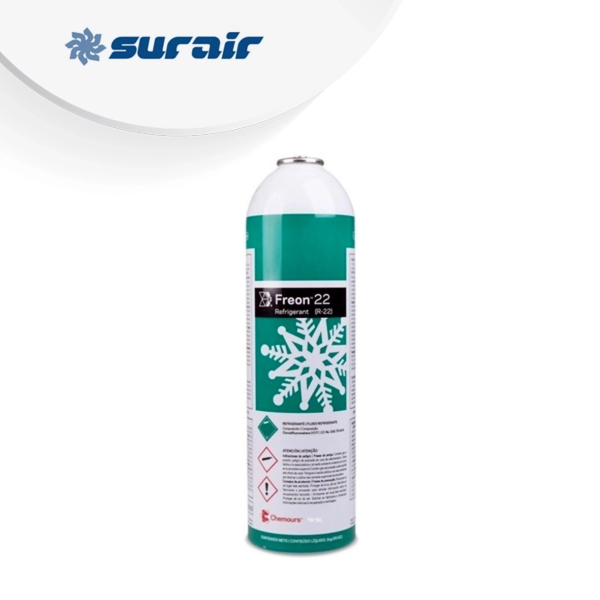 garrafa dupont r22 freon chemur