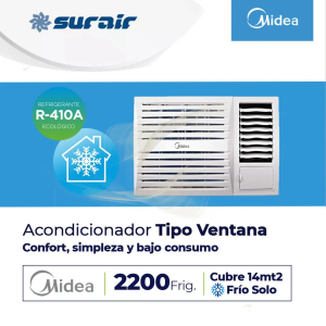 aire midea ventana 2200