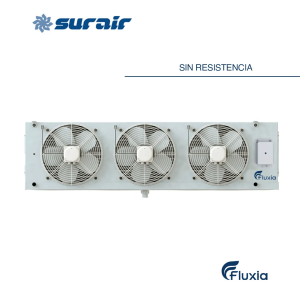 Evaporadora Fluxia 6HP sin resistencia