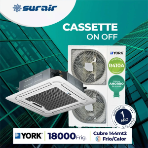 york cassette 18000 on/off