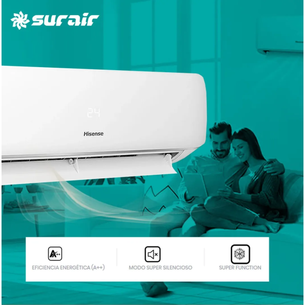 Aire Acondicionado Hisense 3000 frigorías Inverter - Image 2