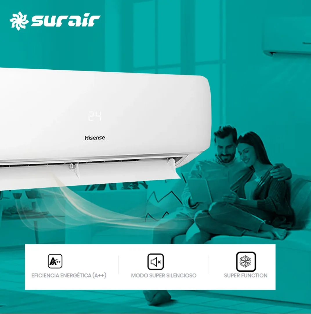 Aire Acondicionado Hisense 4500 frigorías Inverter - Image 2