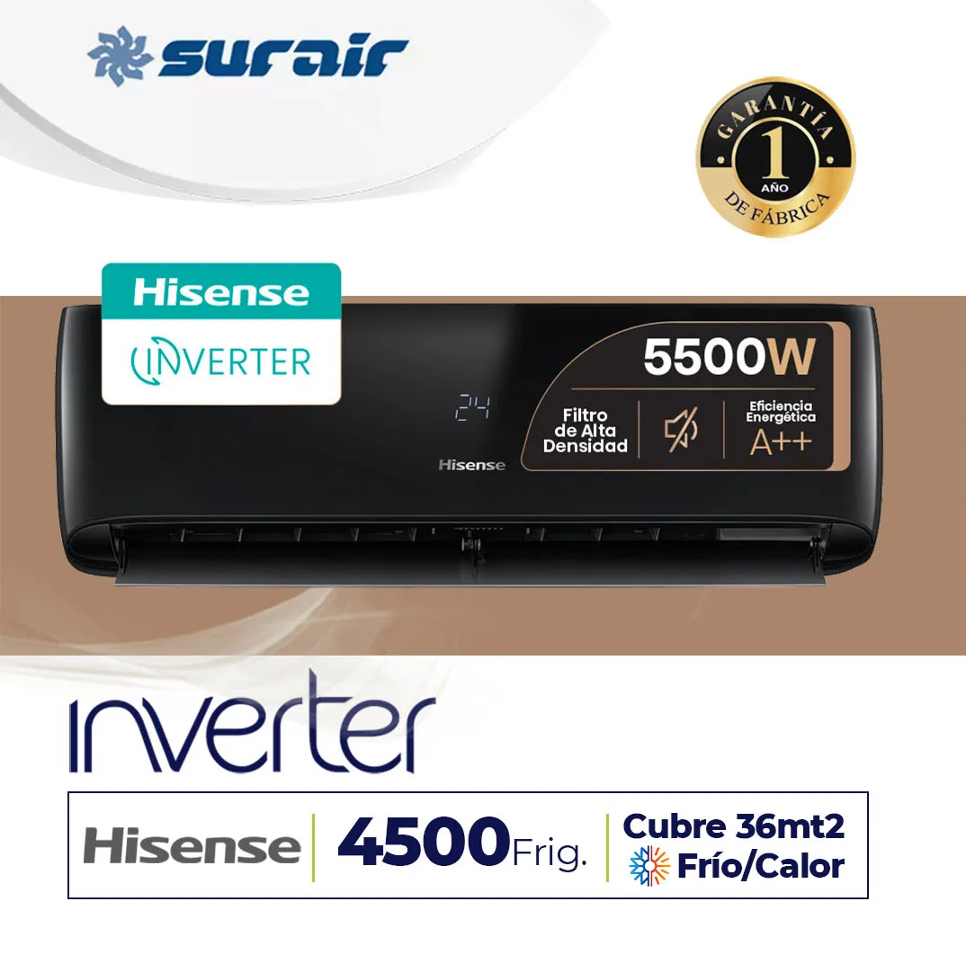 hisense 4500 inverter negro